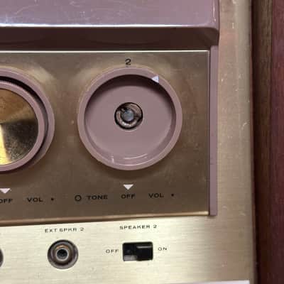Mid-Century Telectro SS500W Reel-to-Reel Tape Recorder with Walnut Case (Repair/Parts) image 6