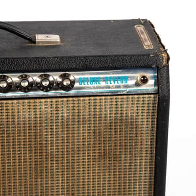 Fender Deluxe Reverb Silverface Owned by Mike Campbell image 4