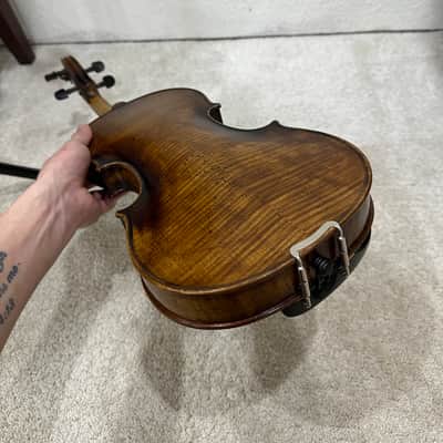 Violin Antique-Style Full Size Violin 4/4 – “Horm Aug. Drögemeyer Bremen” 1900 - Varnish image 10