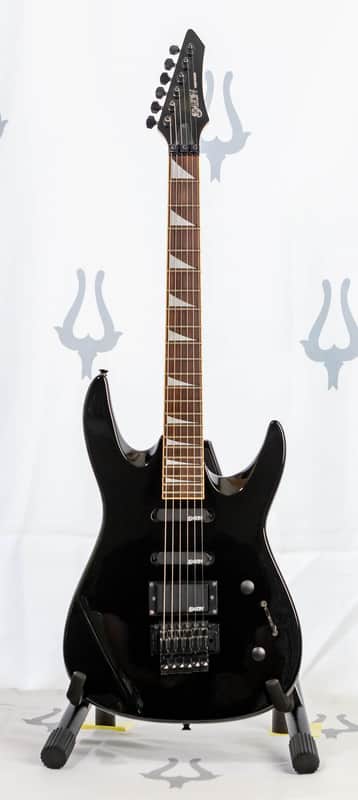 Daion Performer HSS Super Strat late 1980s - Black image 1