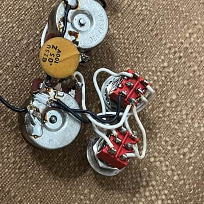 1979 set Fender Lead I II guitar pots harness switches image 2
