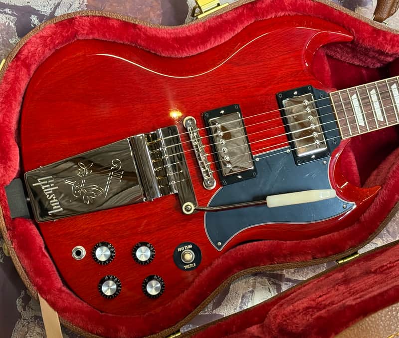 Gibson SG Standard '61 Maestro Vibrola Vintage Cherry New Unplayed Auth Dlr 7lbs2oz #010 image 1