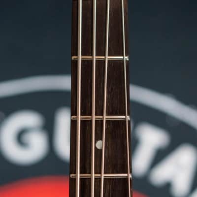 Eastwood Flying V Bass - Short Scale - Black w/OGB image 5