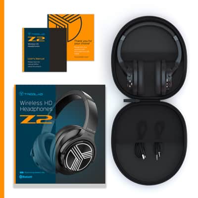 TREBLAB Z2 Over Ear Headphones - Bluetooth 5.0, Active Noise Cancelling, Up to 35H Battery Life image 5