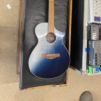 Ibanez Aewc32 2010s - Blue and white fade