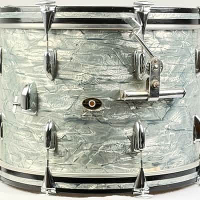 Slingerland 20/12/14/5x14" Radio King Early 60's 5n Modern Jazz Outfit - Sky Blue Pearl image 5