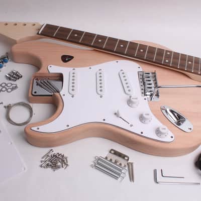 BYOGuitar BYOGuitar Left-Handed ST Style Electric Guitar 2022 Unfinished image 1