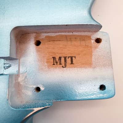 MJT Telecaster Body Relic Alder Nitro Ice Blue Light mjt6664 image 9
