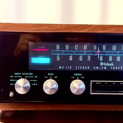 🎛️ McIntosh MX113 Solid State Tuner-Preamplifier – Clean • Tested • Walnut Cabinet • Plug & Play 🎶 image 9