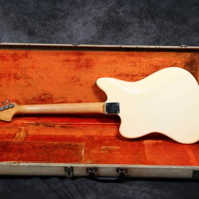 1964 Fender Jazzmaster - Olympic White with Matching Headstock - OHSC image 4