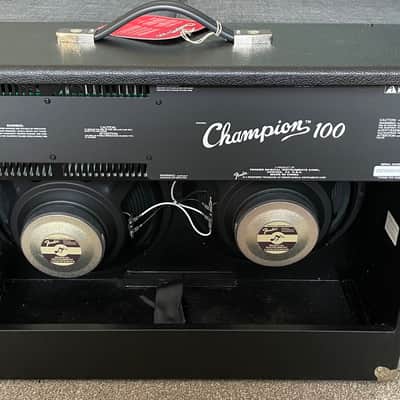 Fender Champion 100 2-Channel 100-Watt 2x12" Solid State Guitar Combo 2013 - Present - Black image 4