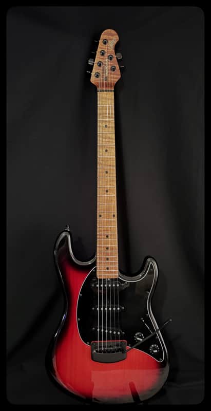 Ernie Ball Music Man Cutlass HT SSS 2022 - 2024 - Raspberry Burst image 1