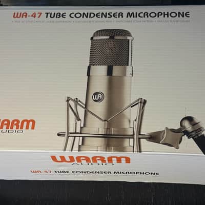 Warm Audio WA-47 Large Diaphragm Multipattern Tube Condenser Microphone 2018 - Present - Nickel image 1