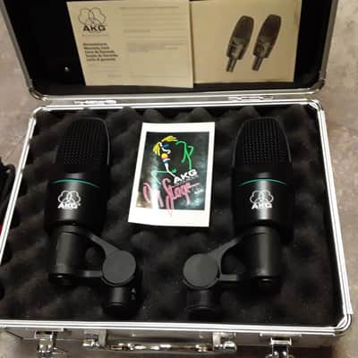Pair of *Vintage* AKG Condenser Mic's +  Deluxe Storage Case & Cables - *Great for Drum Overheads* - (Price Drop Ends Soon) image 5