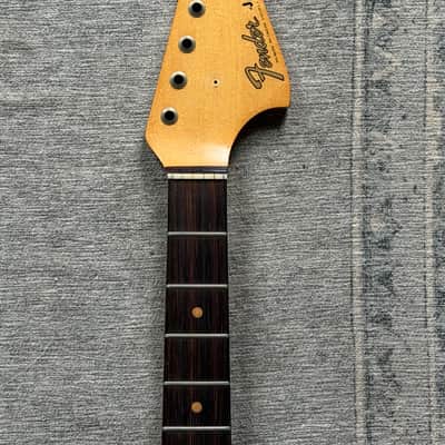Vintage 1962 Fender Jaguar A Neck Original Frets & Bushings image 3