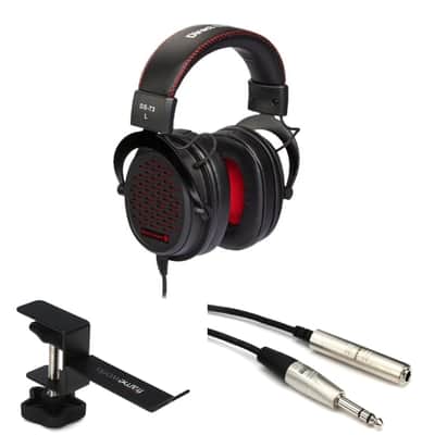 Direct Sound DS-73 Semi-open Professional Monitoring Headphone Bundle with Desk Hanger and Extension Cable image 2
