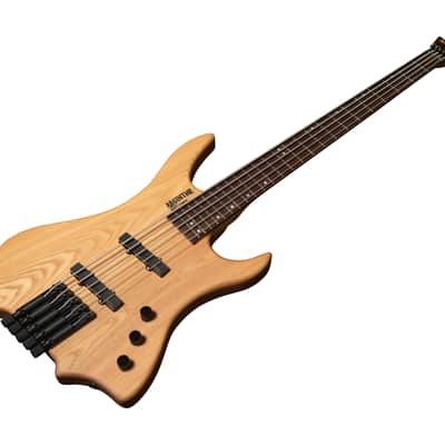 BootLegger Guitar Absinthe 5 String Bass 2025 - Matte Oil EMG Active image 6