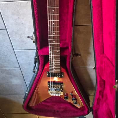 1985 Gibson Flying V I Ferrari Red with Kahler image 9