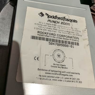 Rockford Fosgate Punch 200S 2000s - Black image 2