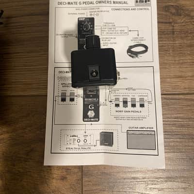 ISP Technologies Deci-Mate G Noise Gate 2020 - 2021 - Black - w/ Hosa Y cable: 3 ft. image 7