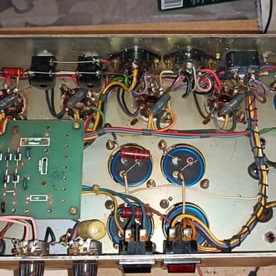 MARSHALL 1992 JMP Super Bass 100w of 1977 with her Cabinet 4x12 image 18