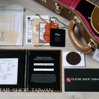 2024 Gibson Custom Shop 1957 Les Paul Reissue Goldtop VOS with Dark Back. Brand New! image 18