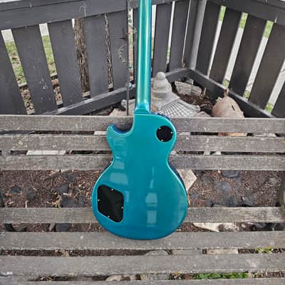 Gibson Les Paul Studio 2002 - Blue Teal Flip Flop image 23