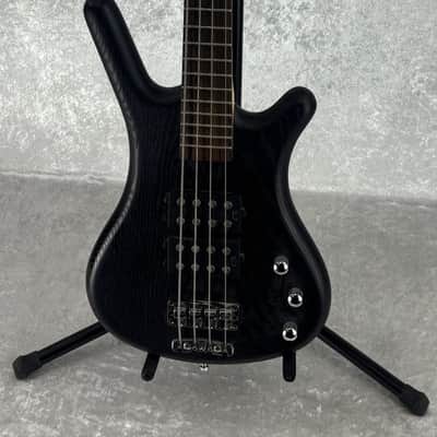 Warwick Rockbass Corvette $$ 4 string electric bass guitar in Nirvana black stai image 12