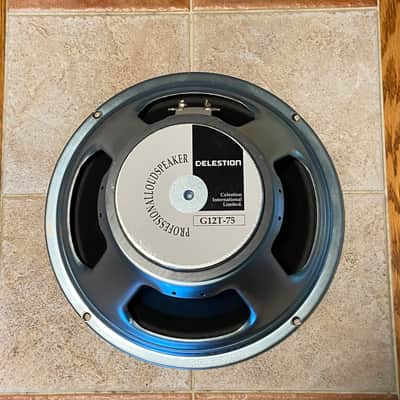Celestion T3760 G12T-75 12" 75-Watt 16 Ohm Replacement Speaker 2010s - Silver image 1