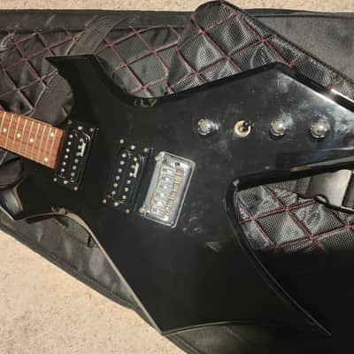 BC Rich Warlock Platinum series Black Guitar B.C. Made in Korea Widow Headstock image 2