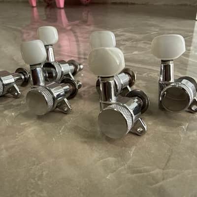 Dryer guitar head machine locking tuner 6R - chrome image 2