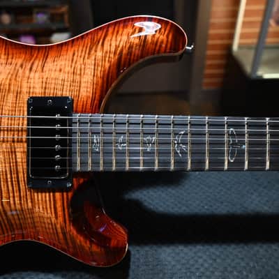 PRS Wood Library DGT 10-Top Ebony - Copperhead Cherry Burst #2554 image 5