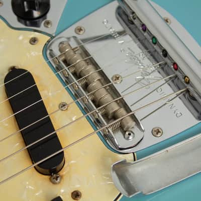 Fender Mustang Solid Body Electric Guitar (1966), ser. #179277, original grey hard shell case. image 22