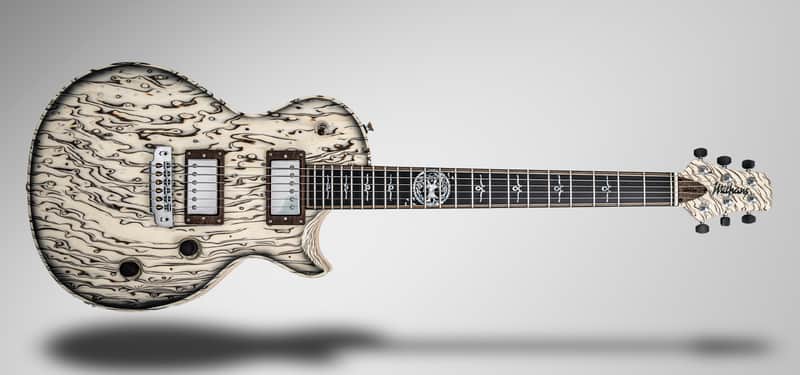 Mithans Guitars Valira Birch Burl boutique electric guitar image 1