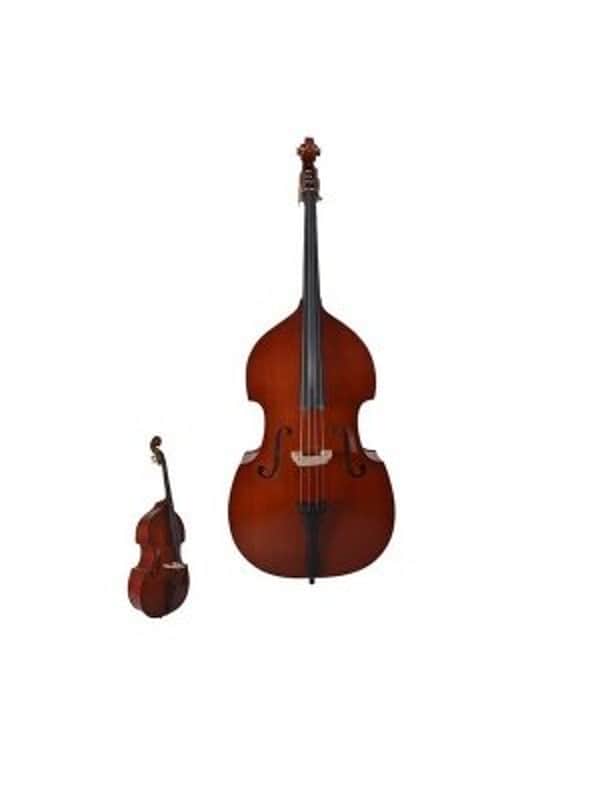 Vox Meister Contrabbasso 3/4 Serie Concert con astuccio imbottito nero image 1