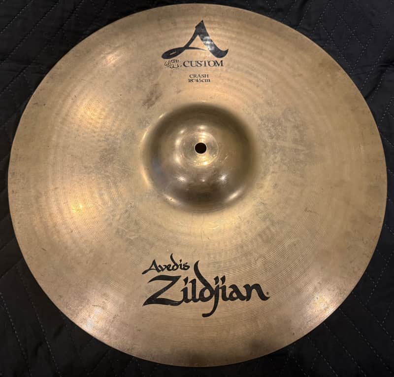Zildjian 18" A Custom Crash Cymbal 1991 - Present - Brilliant image 1