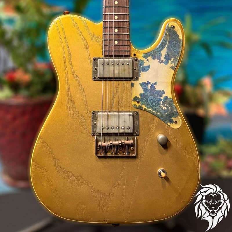 Palir Titan C4 Gold Top Blue Paisley Guard 41256 image 1