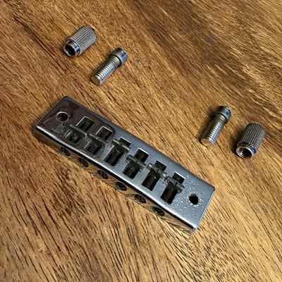 Vintage 1974 Gibson SG Harmonica Bridge – Complete w/ Posts & Bushings - SG / L6-S / Marauder / S-1 image 4