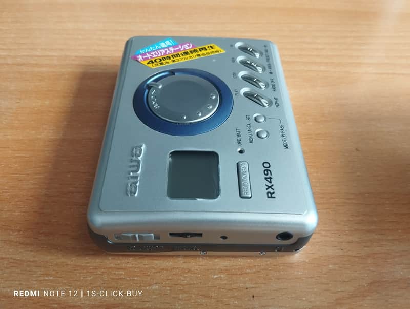 aiwa walkman Fonctionne Super Bass Gs142 Complet Avec Casque A071
