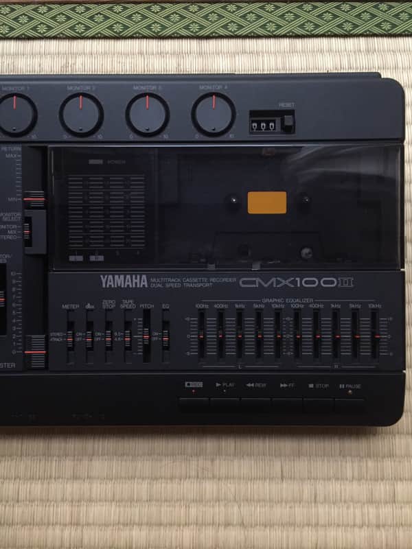 1980s Yamaha 4-Track Cassette Tape Recorder CMX100 II MTR MINT