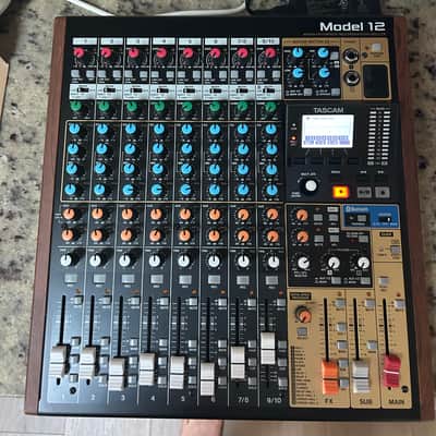 TASCAM Model 12 Multitrack Recorder / Mixer / USB Interface 2020 - Present - Black with Wood Cheeks image 6
