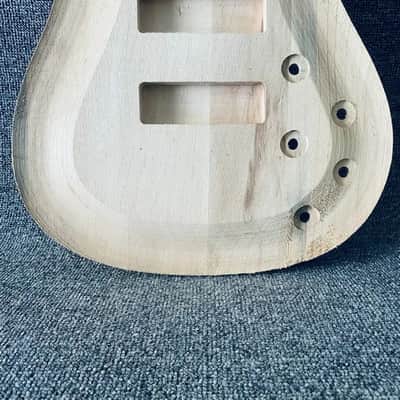 Unfinished Basswood Bass Body image 8