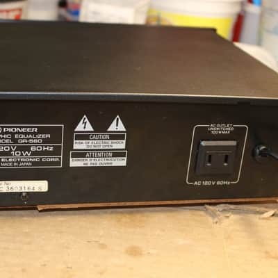 Restored Pioneer  GR-560 7 Band Graphic Equalizer (10) image 14