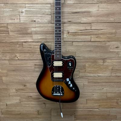 Fender Kurt Cobain Jaguar Guitar-2013-MIM- 3-Color Sunburst 8lbs 9oz w/gig bag image 2
