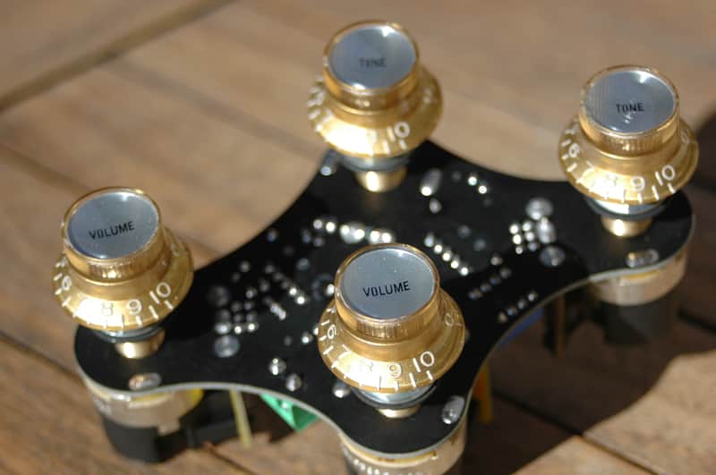 Gibson or Epiphone Control Board for Les Paul - Jimmy Page Mk 2 - Major Upgrade with Speed knobs image 1