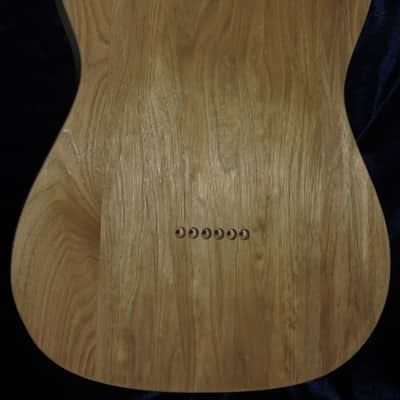 Figured Spalt Maple Top / Butternut Wood Tele Style Body Esquire 4lbs 1oz  #3677 UPS IMPORT CHARGES INCLUDED image 5