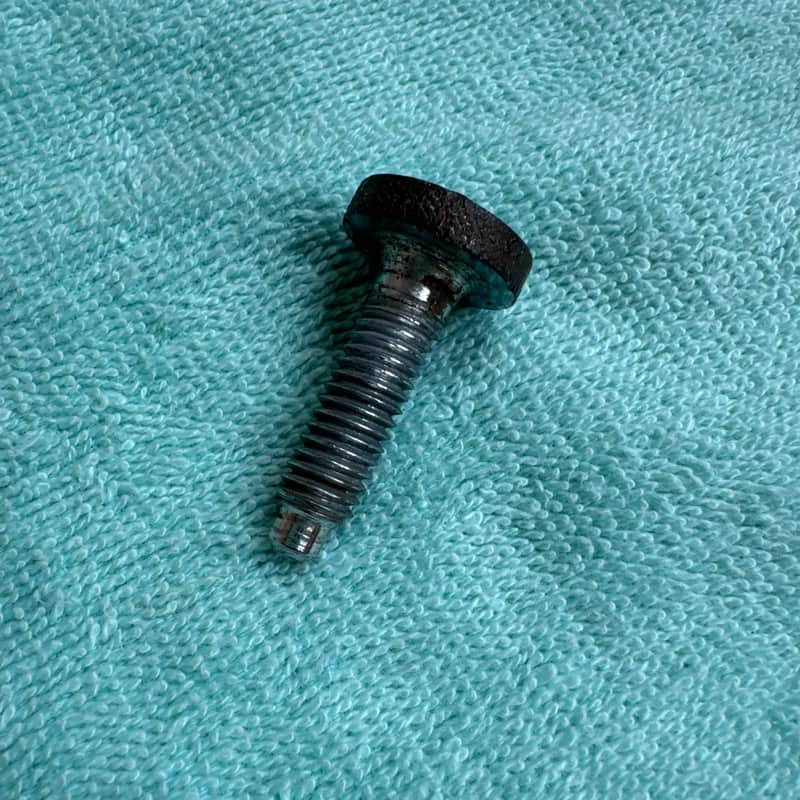 Ludwig Vintage Drum Throne Height Adjustment Screw - Porto Seat 70s - Chrome image 1