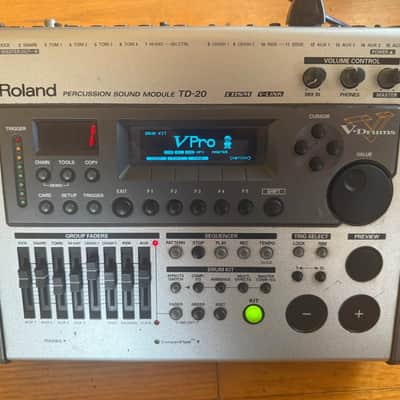 Roland Td20 VDrum Module Brain td20 WITH WOT TECH OLED UPGRADE image 3