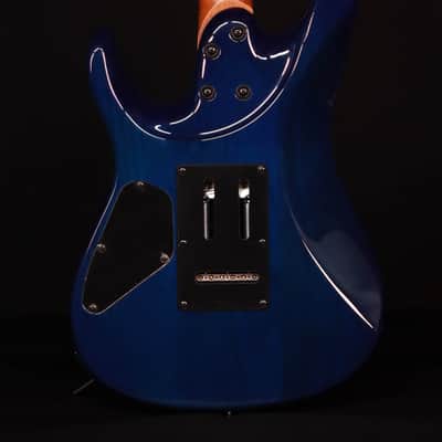 Ibanez AZ24S1F Flame Top Electric, Transparent Turquiose Burst image 3