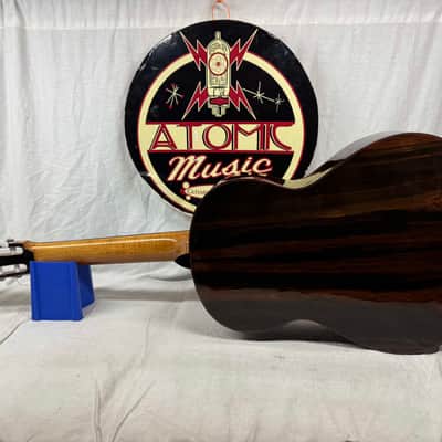 Kevin Mathers Concert Classical Acoustic Guitar - crack/hole in top - with Case 2006 image 8